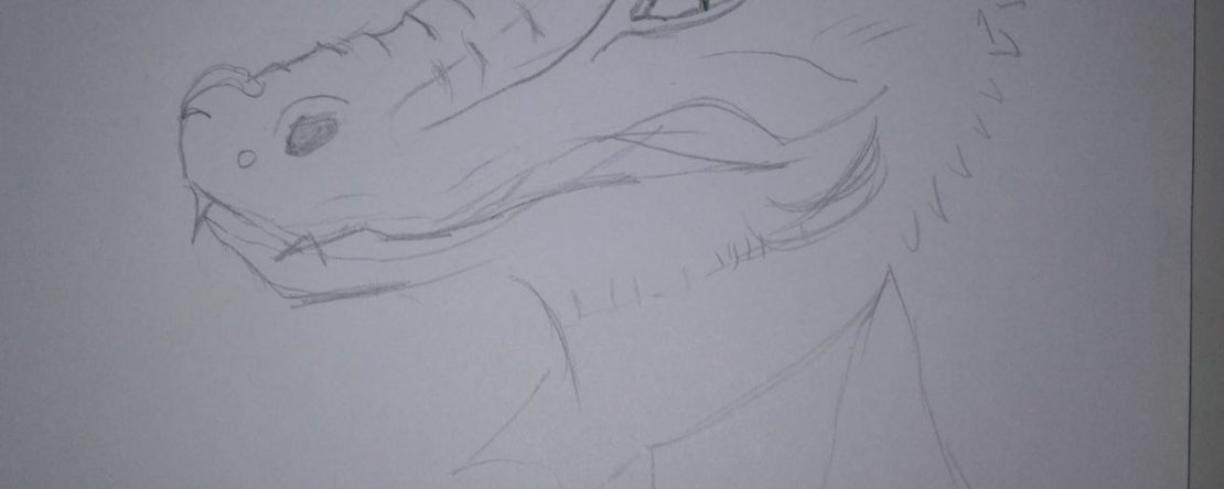 Les dessins de Flo 1 Un reptilien - Shafik Ben Amar Hypnose Bourg-La-Reine