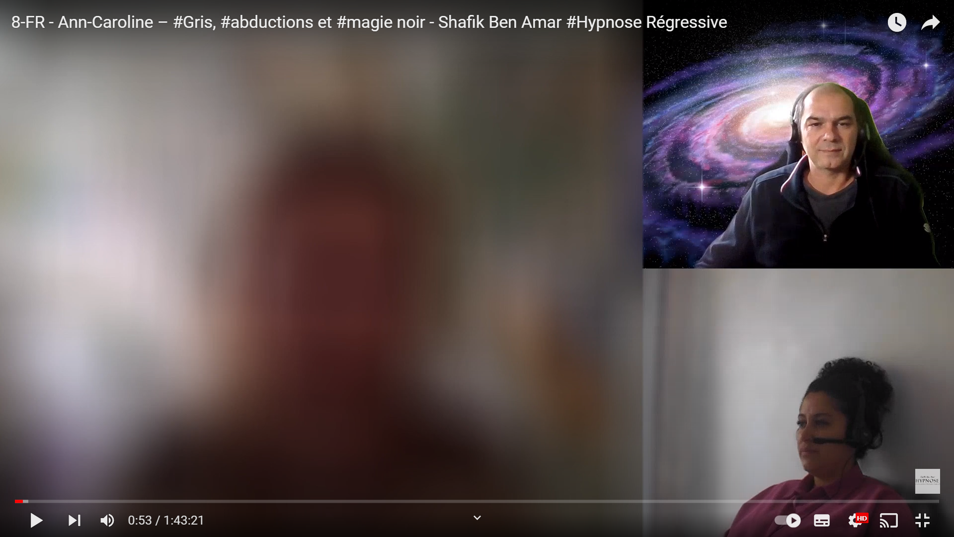 Ann-Caroline – Gris, abductions et magie noir - Shafik Ben Amar Hypnose Régressive
