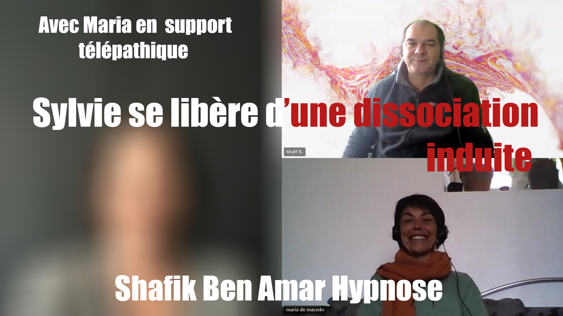 Sylvie Maria dissociation causee par une substance magnetique