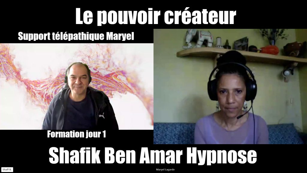 Maryel formation le pouvoir créateur Shafik Ben Amar Hypnose Bourg-La-Reine