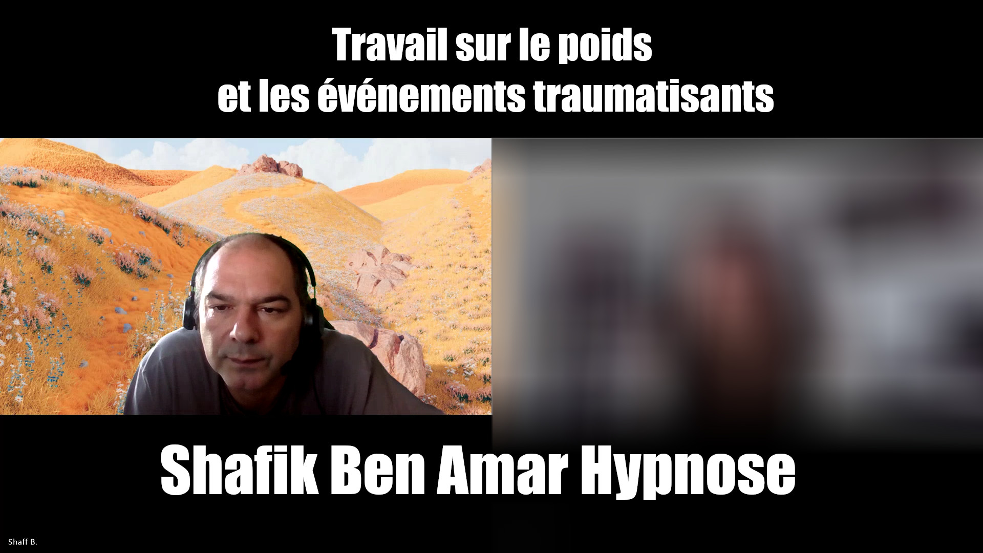 O Travail sur le poids Shafik Ben Amar Hypnose