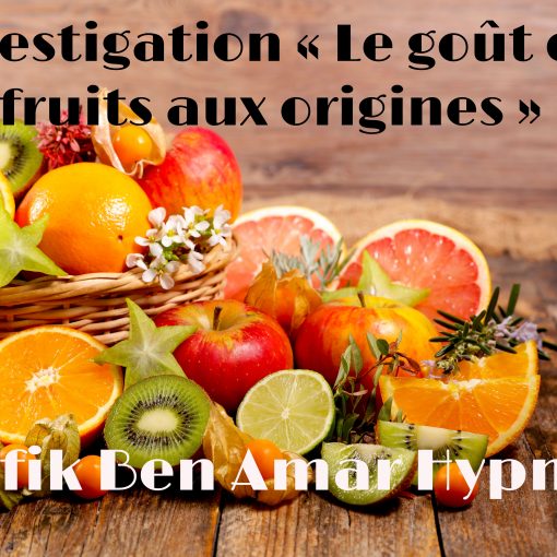 Investigation « Le goût des fruits aux origines » 2 - Shafik Ben Amar Hypnose Régressive Esotérique