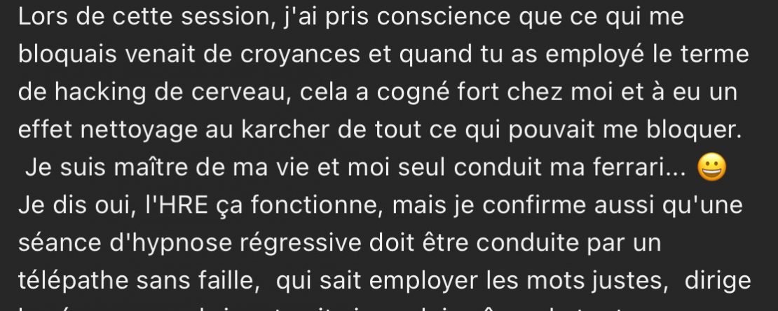 Témoignage Léna - Shafik Ben Amar Hypnose Régressive Esotérique Bourg-La-Reine