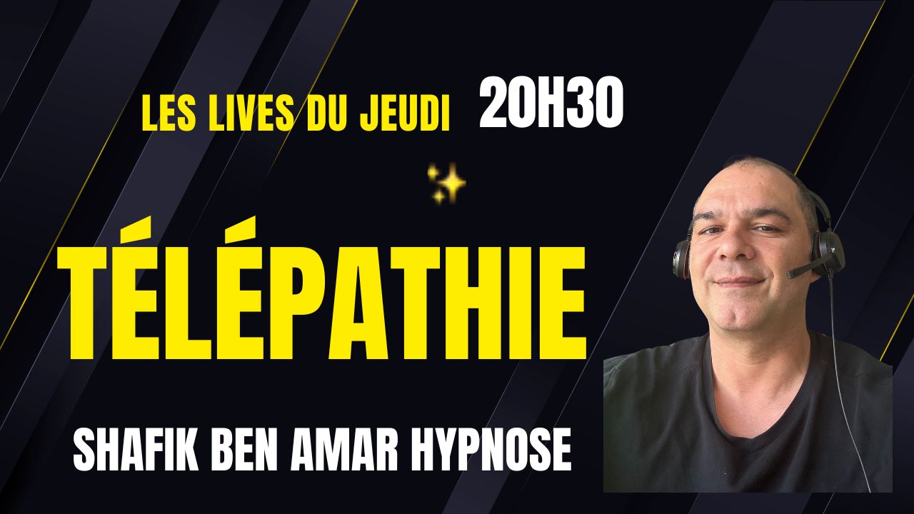 Les lives du Jeudi 8 mai - Shafik Ben Amar Hypnose Régressive ésotériques Bourg-la-Reine