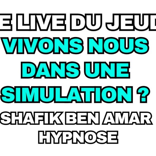 042 - Live HRE du Jeudi 31 juillet «vivons nous dans une simulation» - Shafik Ben Amar Hypnose Régressive ésotériques
