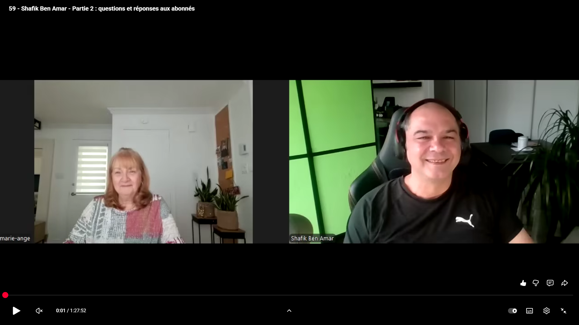 interview Marie ANge 2 - Shafik Ben Amar Hypnose Régressive ésotériques Bourg-la-Reine