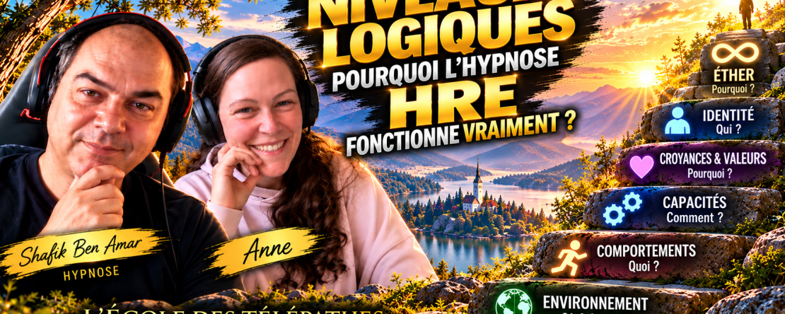 Ep341 -Formation- niveaux logiques - Shafik Ben Amar Hypnose Régressive ésotériques Bourg-La-Reine