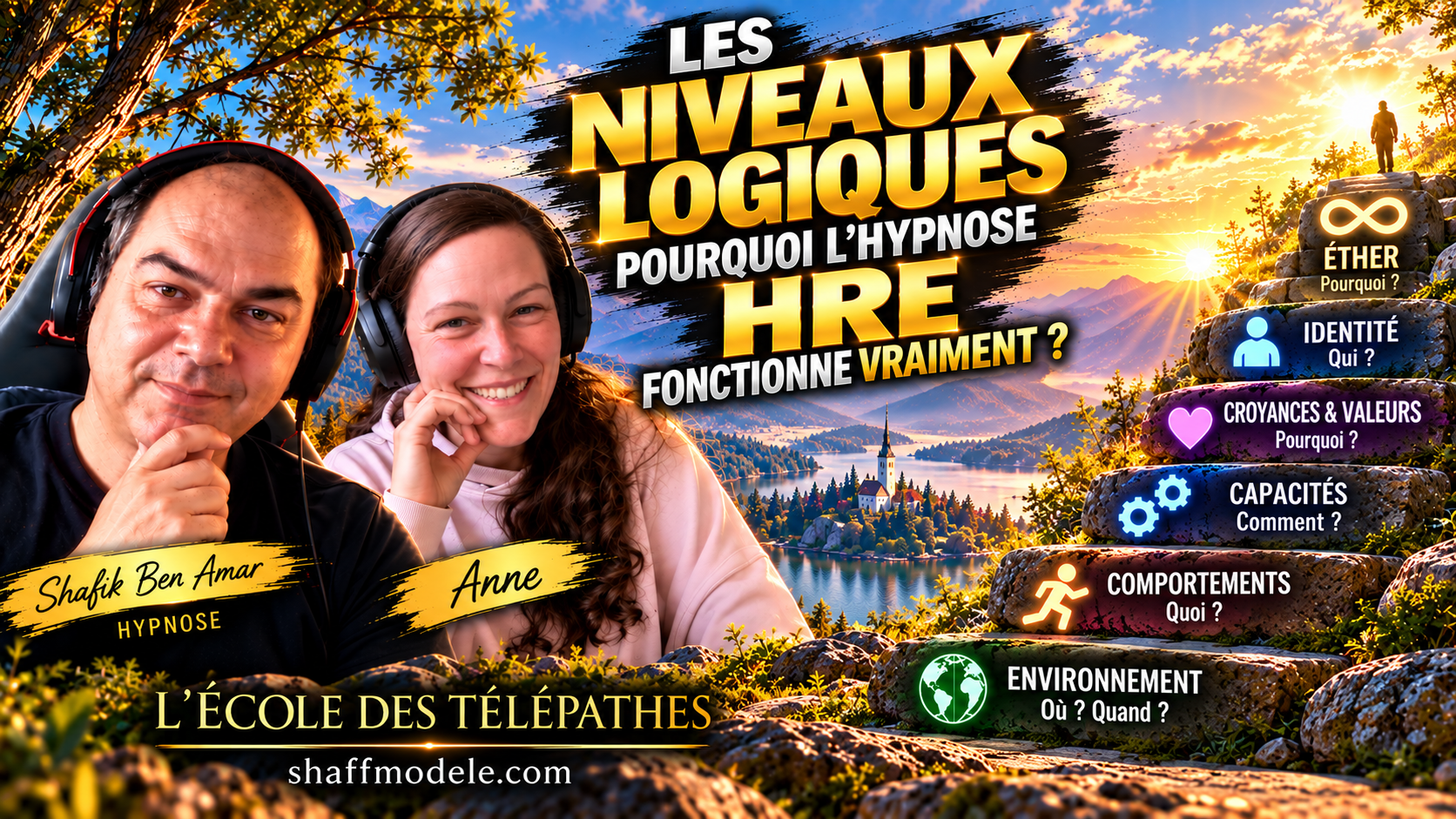 Ep341 -Formation- niveaux logiques - Shafik Ben Amar Hypnose Régressive ésotériques Bourg-La-Reine